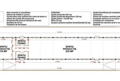 Hale industriale, fabrica de mobila la cheie de vanzare, zona Horlesti - 5