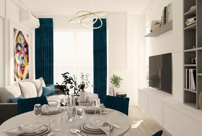 Apartament cu 2 camere decomandat, mobilat în Băneasa
