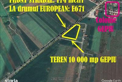 Teren de 10000 mp, în Gepiu - 1