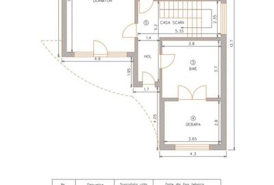 Casă cu 3 camere cu Teren 1341 Mp în Răzvad - 1