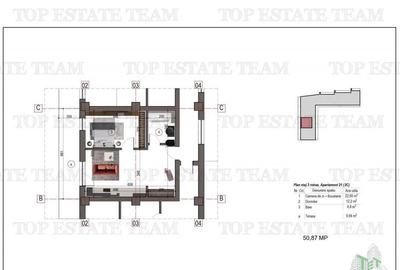 Apartament tip studio bloc nou metrou 1 Decembrie 1918 - 1
