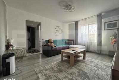 Apartament cu 2 camere semidecomandat în Micro 6 - 9
