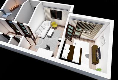 Etaj 2! Apartament 2 camere 50mp, Tudor Vladimirescu-Bucsinescu, CT - 2