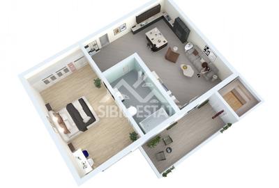Apartament 2 camere 39,6 mp , Zona Lacul lui Binder - 3