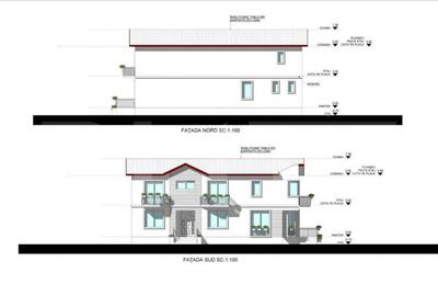 Casa la rosu, cu 4 camere, 145 mp utili, 356 mp teren, zona - 2