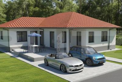 Casă cu 4 camere cu Teren 500 Mp în Tărlungeni