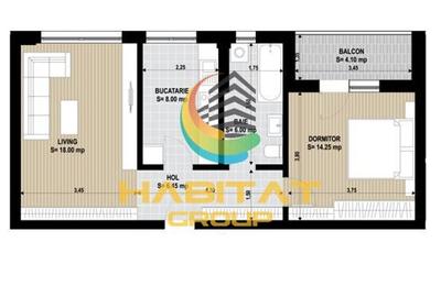 Apartament 2 Camere Sector 4 Grand Arena 57.7Mp Decomandat - 2