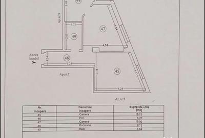 Apartament cu 2 camere semidecomandat în Palazu Mare - 5