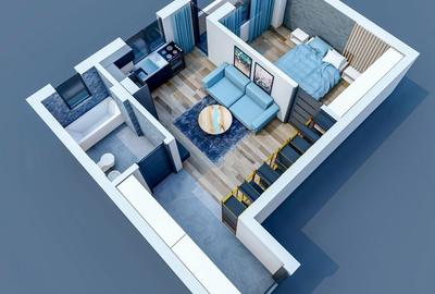 Apartament cu 2 camere semidecomandat în Bârnova - 2