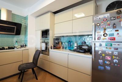 Penthouse cu 4 camere semidecomandat, mobilat în Barbu Văcărescu - 7