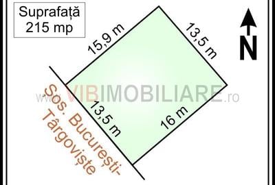 Teren intravilan de 215 mp, în Străulești - 1