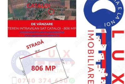 ID 7835 DE VANZARE - Teren intravilan Sat CATALOI - 2