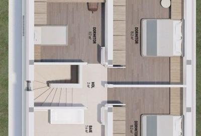 FARA COMISION in COMPLEX rezidential Vila cu 4 camere P+1+pod LA CHEIE beci C TH - 7