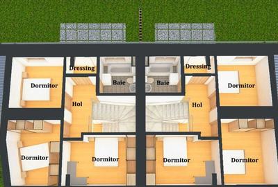 Duplex cu 4 camere cu Canalizare în Iris - 7