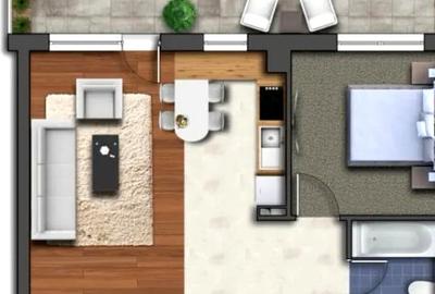 Apartament cu 2 camere de vanzare si parcare proprie,imobil nou zona Auchan Iris - 13