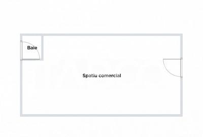 Spatiu comercial de vanzare 94 mpu open-space Sibiu zona Tur - 2