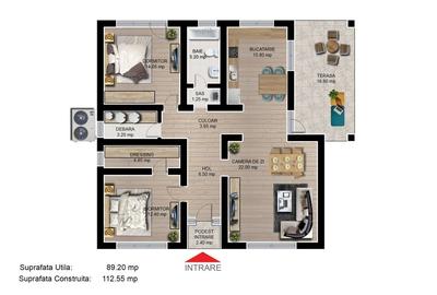 Casa individuala 3 camere Cartier Izvor Tarlungeni Brasov - 1