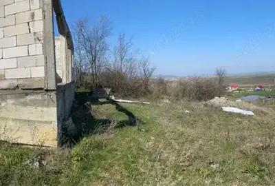 Teren cu casa la stadiul de acoperis si cabanuta - 2