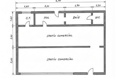 Spațiu comercial, de 75 mp, în Vasile Aaron - 1