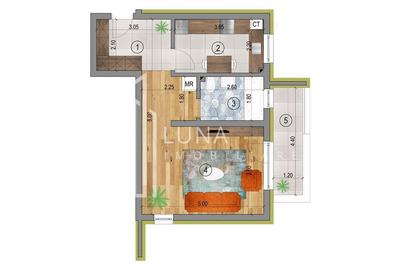 Apartament cu 2 camere în Sânpetru - 3