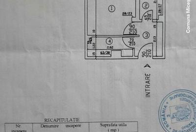 Garsonieră decomandată în Negru Vodă