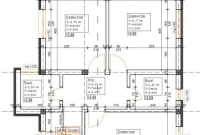 Casă cu 4 camere în Tăuți