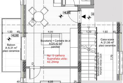 Apartament cu 2 camere, finisat, zona Cetatii - 4