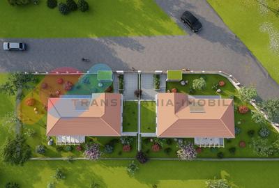 Teren autorizat Duplex- 1000 mp - proiect aprobat P+E