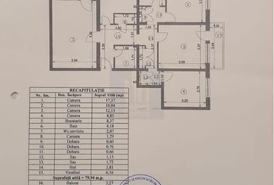 Apartament cu 4 camere decomandat în Turda - 4