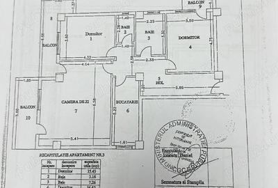 Apartament cu 3 camere decomandat în Central - 2