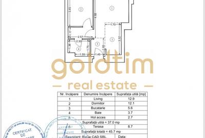 Apartament cu 2 camere decomandat, mobilat în Floreasca - 18