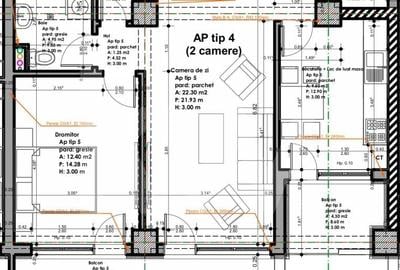 Apartament cu 2 camere decomandat în Veterani - 2