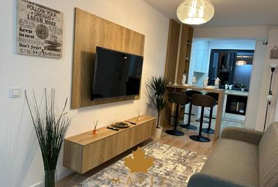 Apartament cu 2 camere semidecomandat, mobilat în Pipera