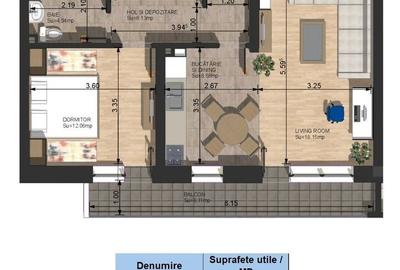 Apartament cu 2 camere în Central - 14