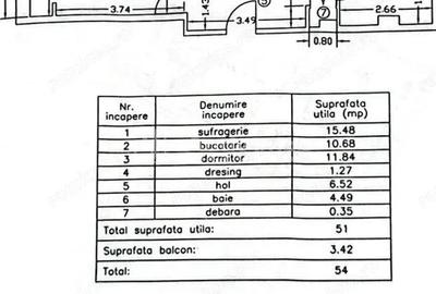 Apartament cu 2 camere decomandat în Central - 6