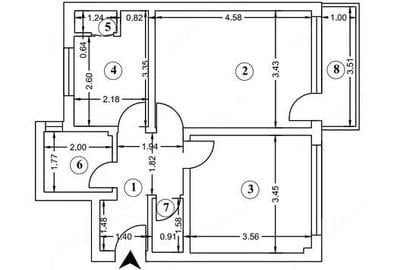 Apartament cu 2 camere decomandat în Giurgiului - 1