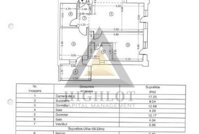 Apartament cu 3 camere semidecomandat, mobilat în Ștefăneștii de Jos - 33