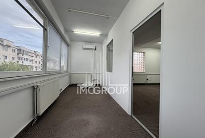 Spatiu de birouri | 3 incaperi | AC | 2 balcoane | 2 bai | 3 parcari - 6