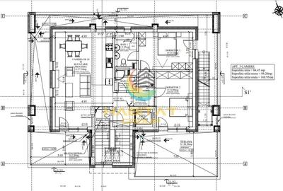 Penthouse cu 3 camere decomandat în Fizicienilor - 2