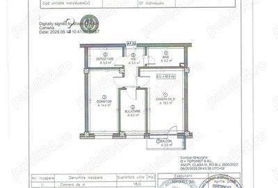 Apartament cu 2 camere decomandat în Florești - 10