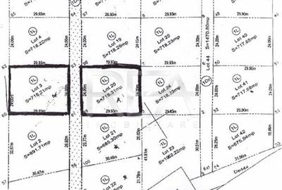 Teren Livezilor | Planul 2 | Zona linistita | 2 loturi - 2