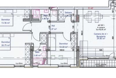Apartament cu 4 camere semidecomandat în Străulești - 16