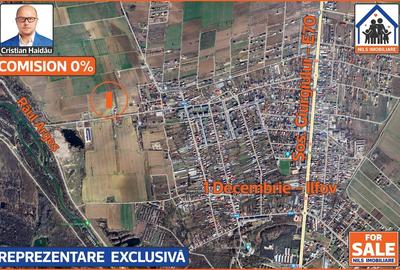 1 Decembrie, Ilfov, teren intravilan construibil, 2 x 1.190 mp - 1