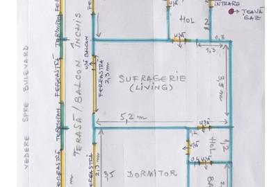 Apartament cu 2 camere semidecomandat în Gării - 8