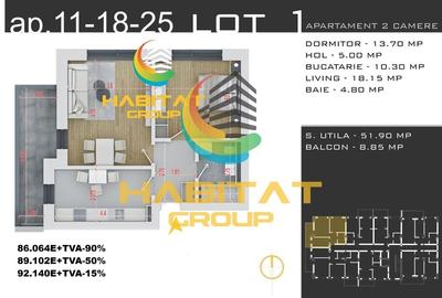 Titan 2 camere decom. 61 mp ideal investitie bloc boutique - 2