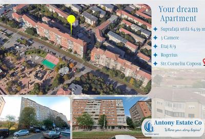 Apartament de , 3 camere, Rogerius - Oradea - 8