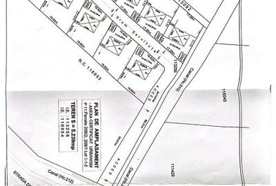 Otopeni proiect case str Viilor si str Marin Preda