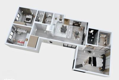 Casă cu 3 camere în Bujac