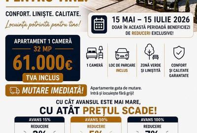 Garsonieră decomandată în Lunca Cetățuii - 3