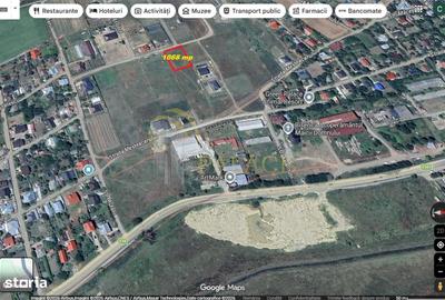 Teren de 1068 mp, în Popricani - 2